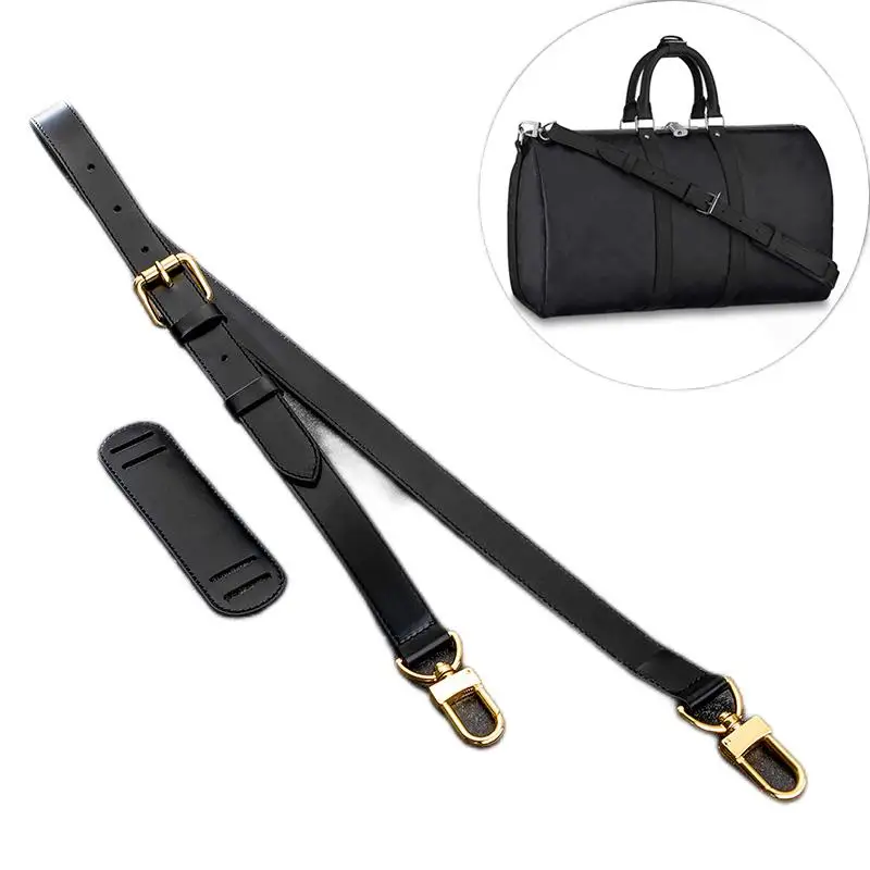 Luxury Black Bag Backpack Belt Leather Straps for transform the Bag