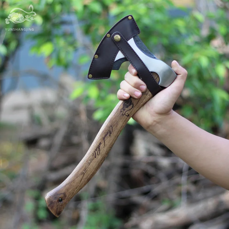 Tactical Axes Outdoor, Chopping Wood, Cutting Trees, Camping, Chopping Bones, Home Use, Handmade, Refined Steel Forging, Dragon Whistling