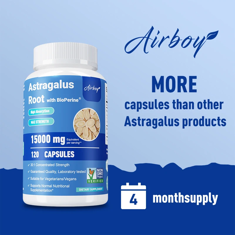 Astragalus Root-Supports Immune System and Cardiovascular Health, Aids Sleep and Relieves Stress