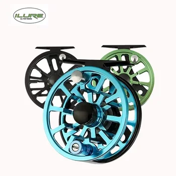 Mulinelli per canna da pesca a mosca 3/4/5/6/7/8WT Lega lavorata CNC Mulinelli per ruote da pesca Mulinelli per baitcasting Potente strumento per attrezzatura da pesca