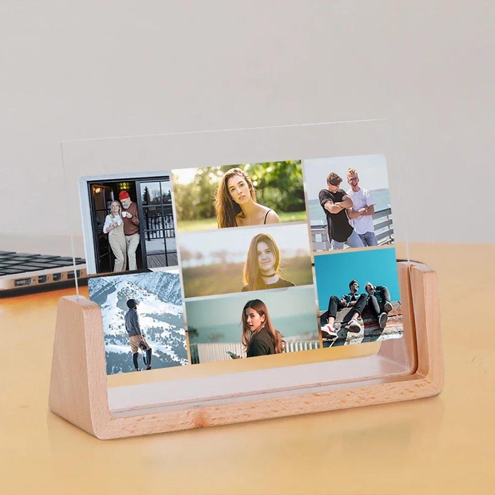 

Custom Friends Photo Frame Keepsake for Him Her Best Friend Birthday Christmas Gift Personalized Picture Desktop Display Frame