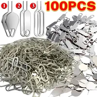 100/10PCS Universal Sim Card Tray Removal Eject Pin Tool Stainless Steel Needle Opener Ejector for iPhone 17 16 15 Samsung S26 1