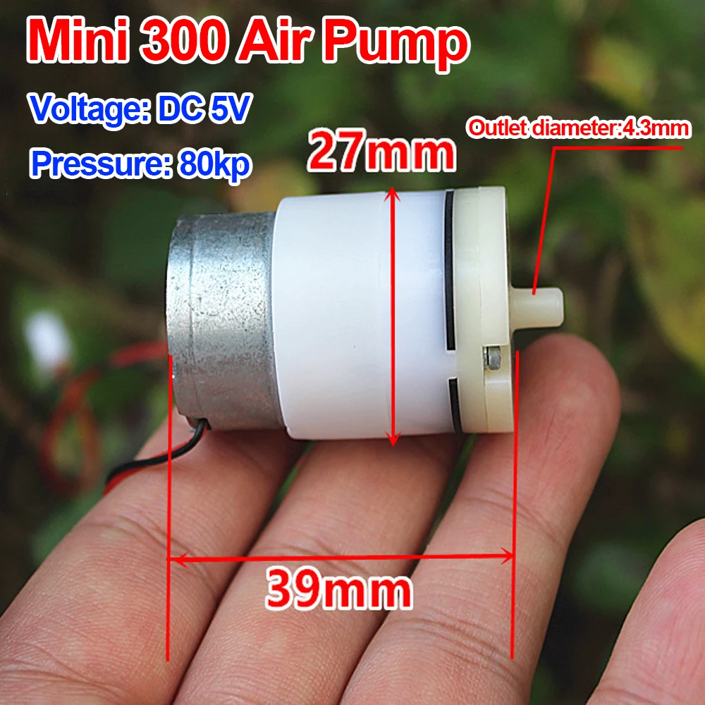 

Микро двигатель 300, воздушный насос постоянного тока 5 в 6 в 80kP, воздушный насос, кислородный насос, аквариум для рыбалки на открытом воздухе