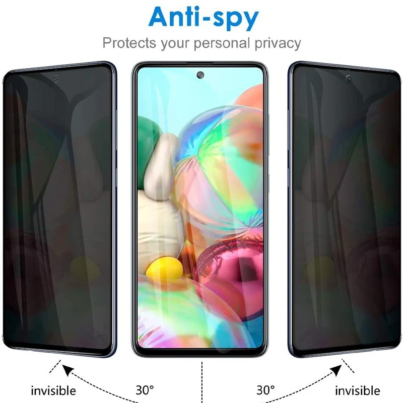 3D Anti-Spy Tempered Glass Privacy Screen Protector