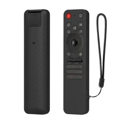 Silicone Anti - Slip Shockproof TV Remote Cover (Black)