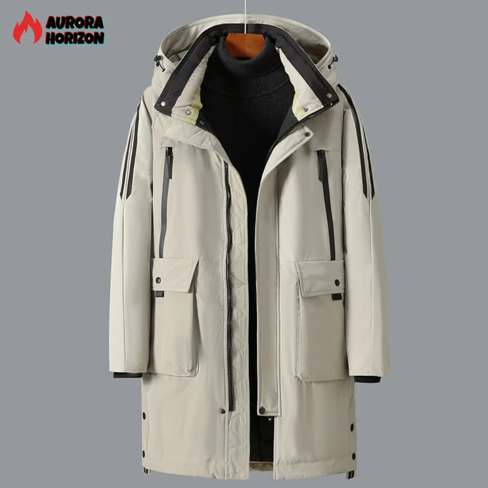 ZOZOWANG New Plus Size 10XL Windproof Winter Jackets Men Waterproof Hoodied Parka Men's Warm Winter Cotton Coat Men Thicken