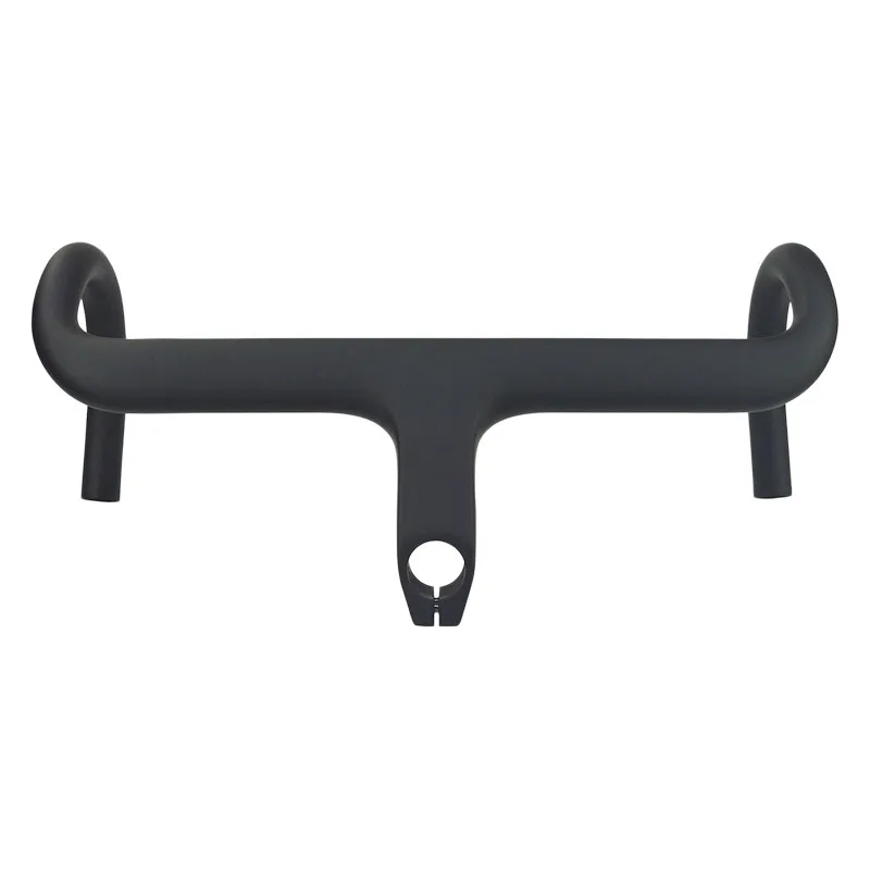 Kein Logo 17 ° Aero Carbonfaser-Rennradlenker mit interner Kabelführung, leichter Dropbar für Rennräder – Detail 10