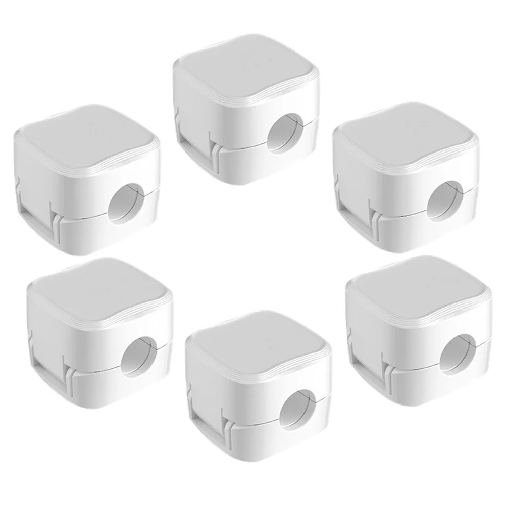 

6Pcs Cable Organizer Cable Management Organizer Magnetic Cord Organizer Cable Clip