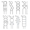 Plant StemClimbing Rack Plant Trellis Garden Support Stake Stand Vine Growth Flower Rattan-Climbing Rack Garden Supplies 6