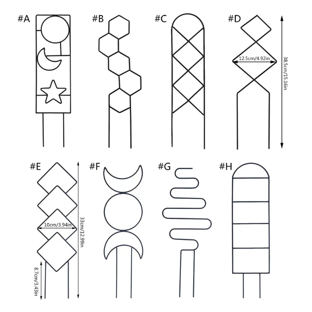 Plant StemClimbing Rack Plant Trellis Garden Support Stake Stand Vine Growth Flower Rattan-Climbing Rack Garden Supplies 6
