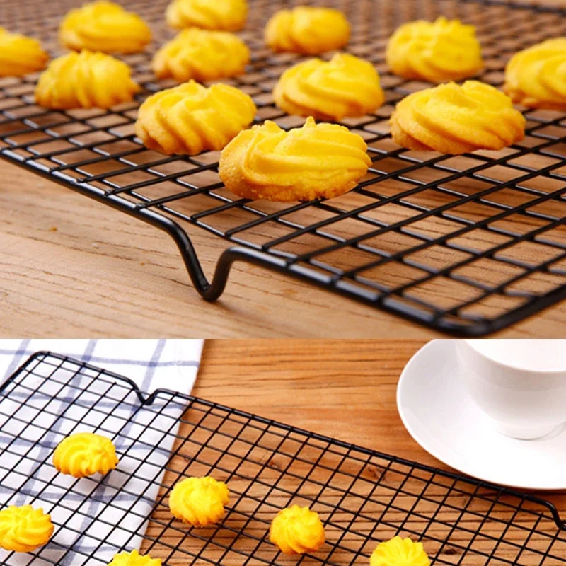 Baking Cooling Rack Non-stick Steel Baking Rack Tray for Cake Biscuit Cookie