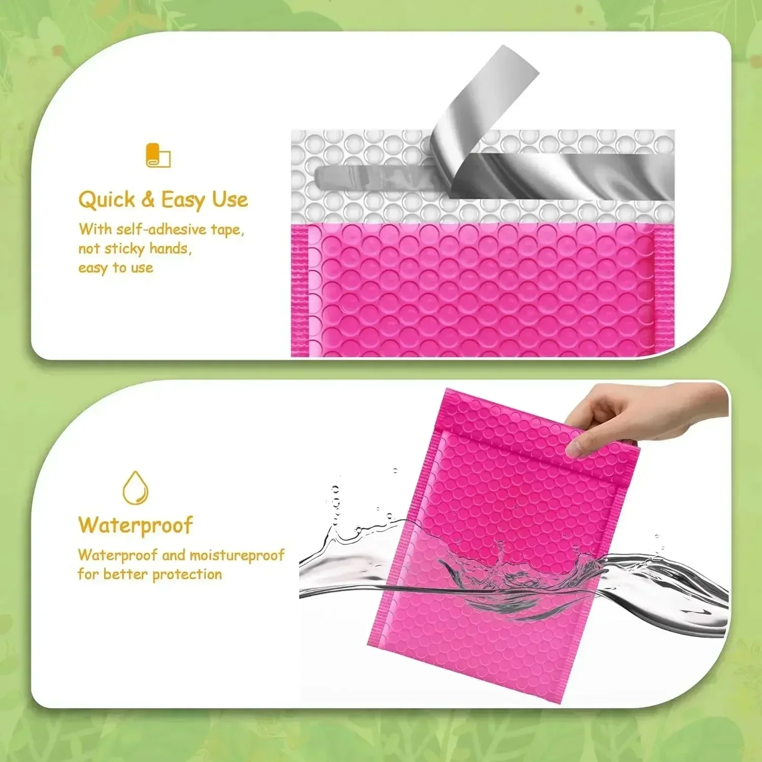 Bubble Mailers 50 stks/partij Roze Schuim Envelop Zakken Zelfzegel Bubble Mailers 50 stks/partij Roze Schuim Envelop Zakken Zelfzegel