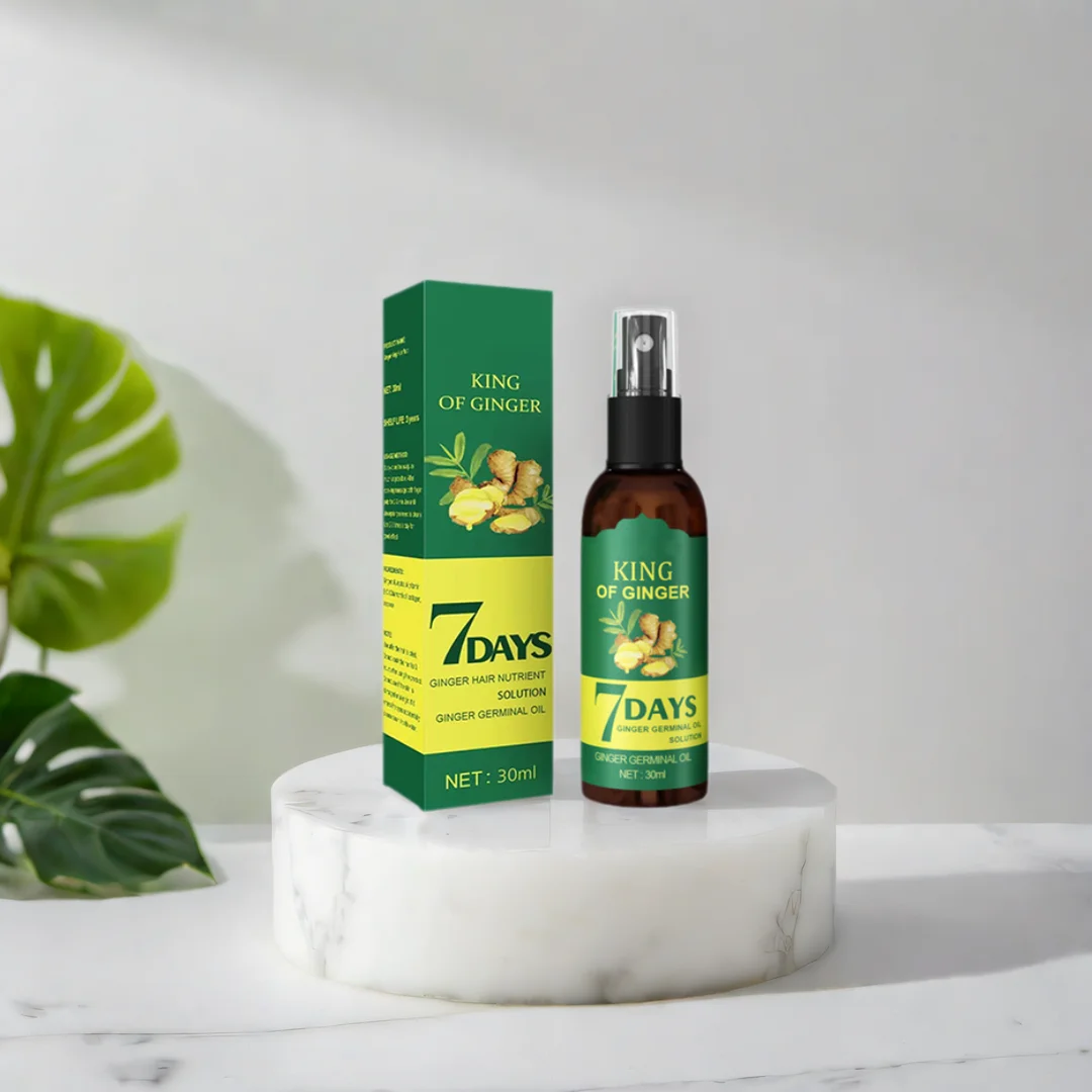 Hair Fast Growth Hair Care 7 Days Ginger Growth Spray Dense-hair Strengthen Regrowth Improves Scalp Environment Nourish