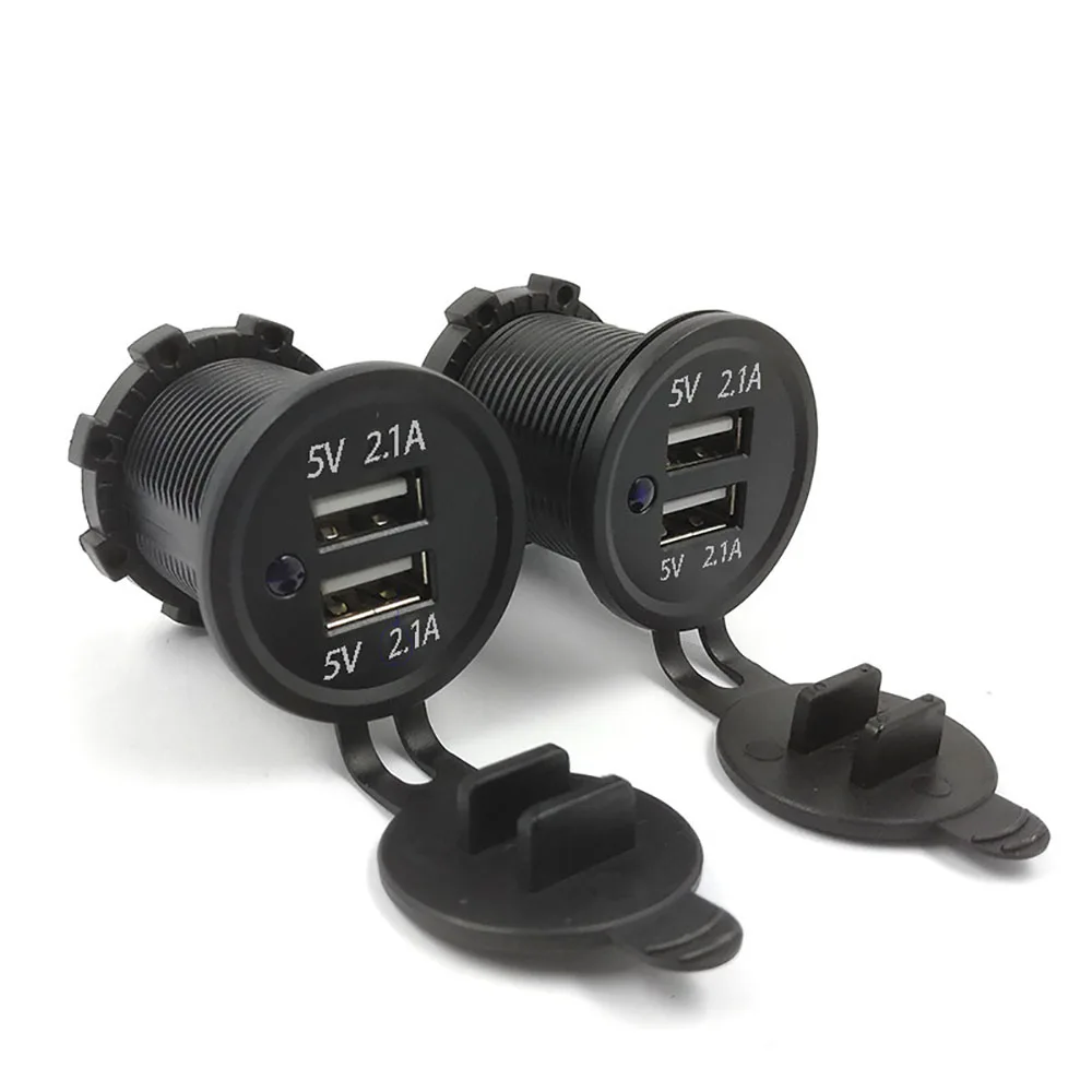 고출력 차량용 USB 충전기, QC3.0 PD C타입 USB 소켓, 12V, 24V 차량 보트 오토바이 버스 트럭 캐노피 등에 적합
