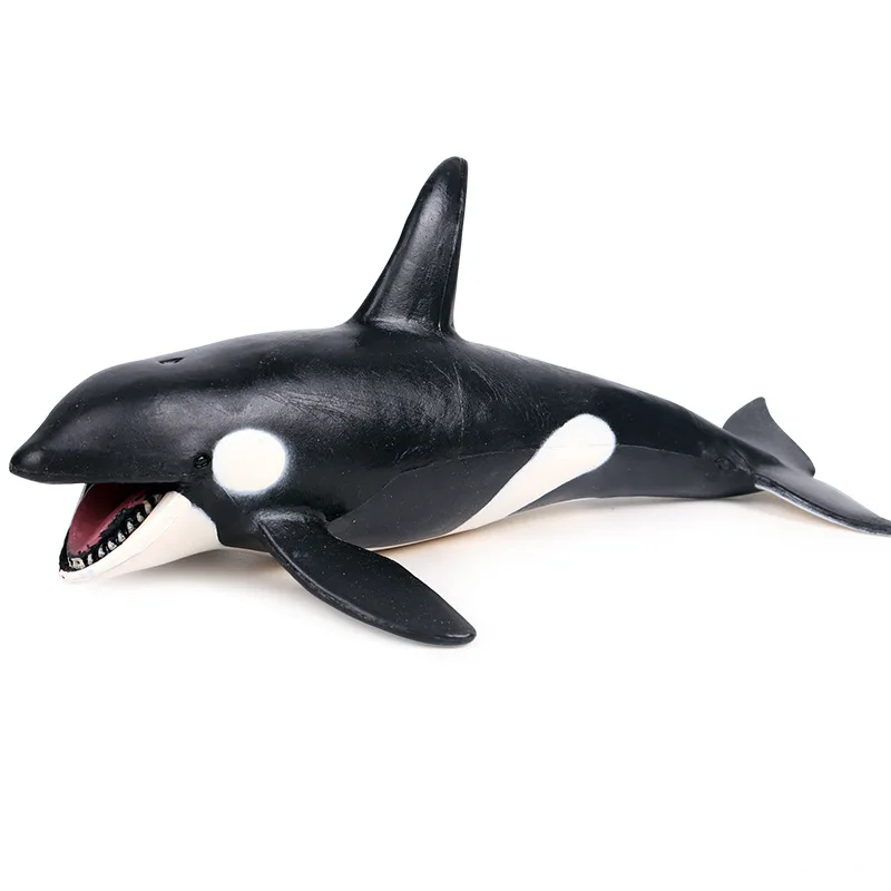 

Solid simulation marine biological model toy killer whale shark great white shark marine animal shark model