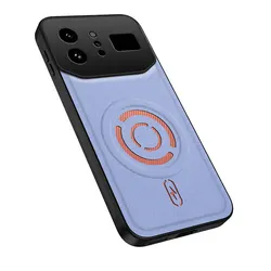 High - End Fabric Magnetic Phone Case - Premium Protection & Style for Infinix Note 60 (Light blue)