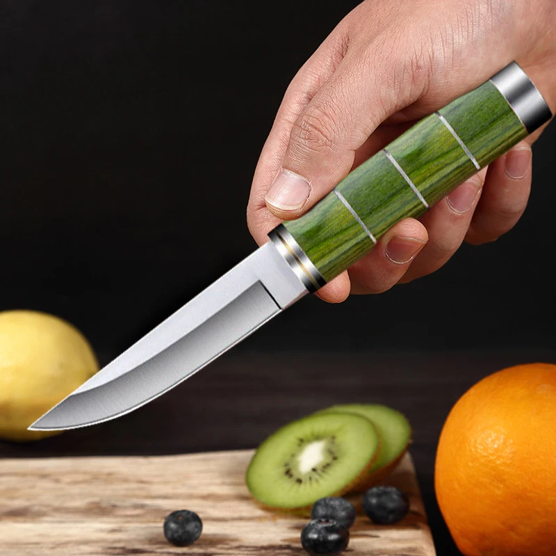 Small Pocket Knife Multi-function Stainless Steel Cutting Cleaver for Fruit Vegetable Slicing Home Cooking BBQ Tools kitchen knife