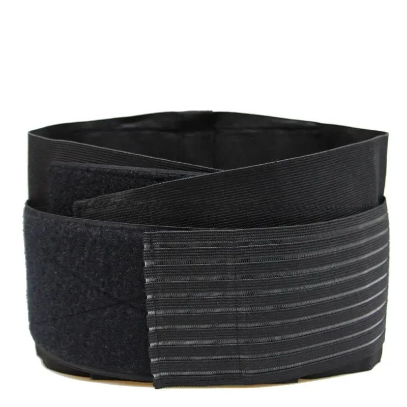Durable Black Waist Support Brace Belt Lumbar Lower Waist Double Adjustable Back Belt for Pain Relief Body Health Care Braces