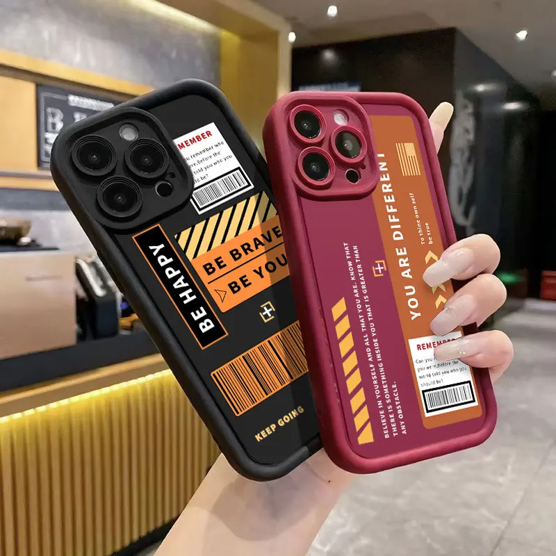 Fashion Splicing Silicone Shockproof Phone Case Cover