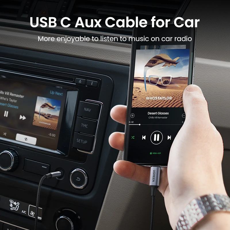 UGREEN USB C 3.5mm  Aux ̺  C 3.5mm    ÷  iPad Pro 2021  ڵ  ׷ ڵ