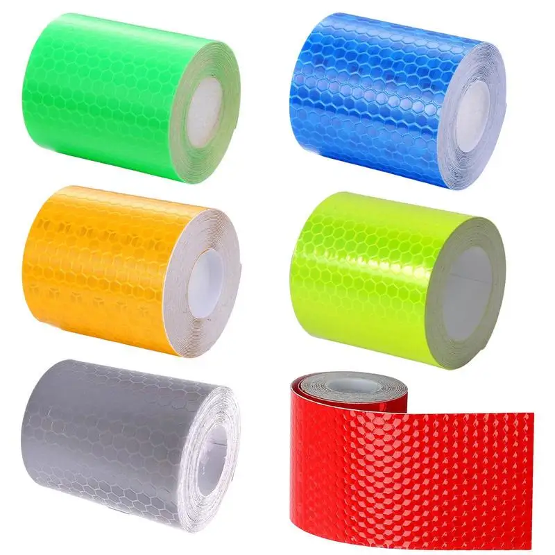 

Reflective Warning Strip Tapes Car Durable Reflective Stickers Automobile Shining Strips For Safe Night Driving Car Decoration