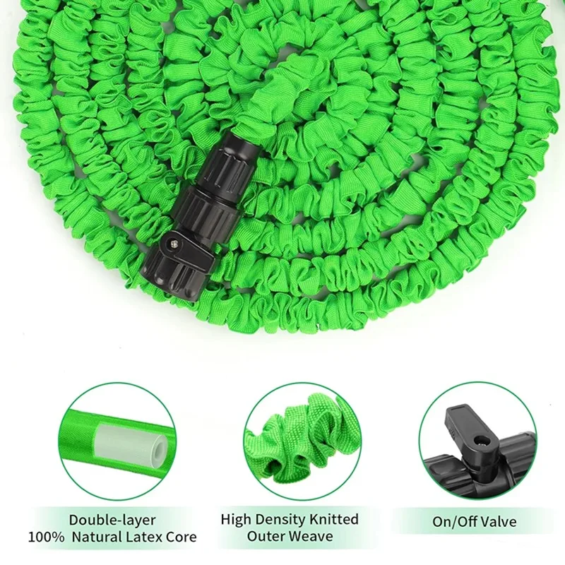 High-Pressure Expandable Magic Hose Cleaning Water Gun Garden Hose Car Wash Pipe