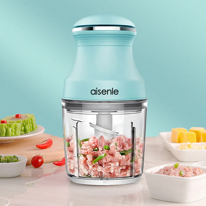 600ml Baby Food Supplement Mincing Machine Electric Meat Grinder Portable Blender Cup Mixer Multifunctional  110V/220V biolomix 3 in 1 multifunctional food processor 700w portable juicer blender personal smoothie mixer food chopper and dry grinder