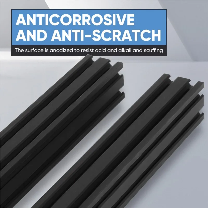 Seekliny 4 Pack 4040 Adjustable Leg Feet – Black, For 40x40mm T-Slot Aluminum Extrusion