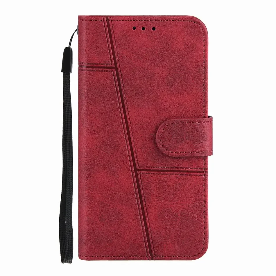 Vintage Leather Wallet Phone Case with Card Slot and Protective Cover