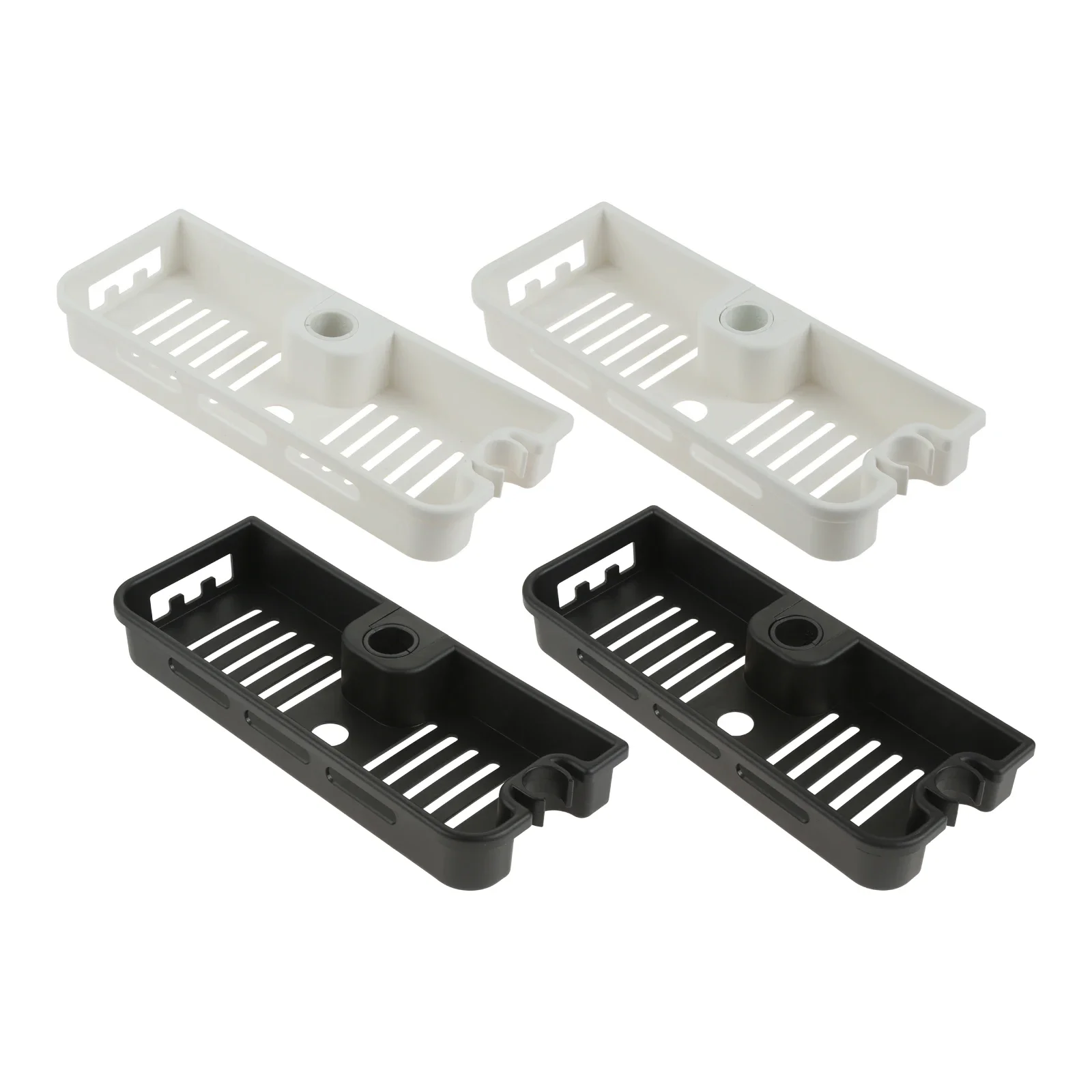 

Bathroom Shower Storage Rack Organizer Rod Shower Head Holder With Hook Shower Gel Shampoo Tray Holder Pole Shelves Accessories