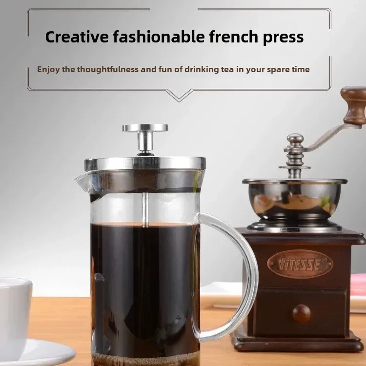 Henry Home French Press Coffee Maker, 1000ml - مكب...