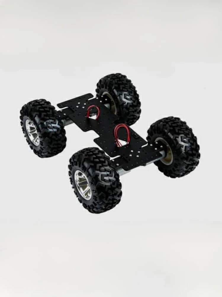 5kg Load 4WD Robot Car 12V DC Motor Off Road Wheel Chassis for Arduino Robot DIY Kit Programmable Car RC Tank Big Chassis