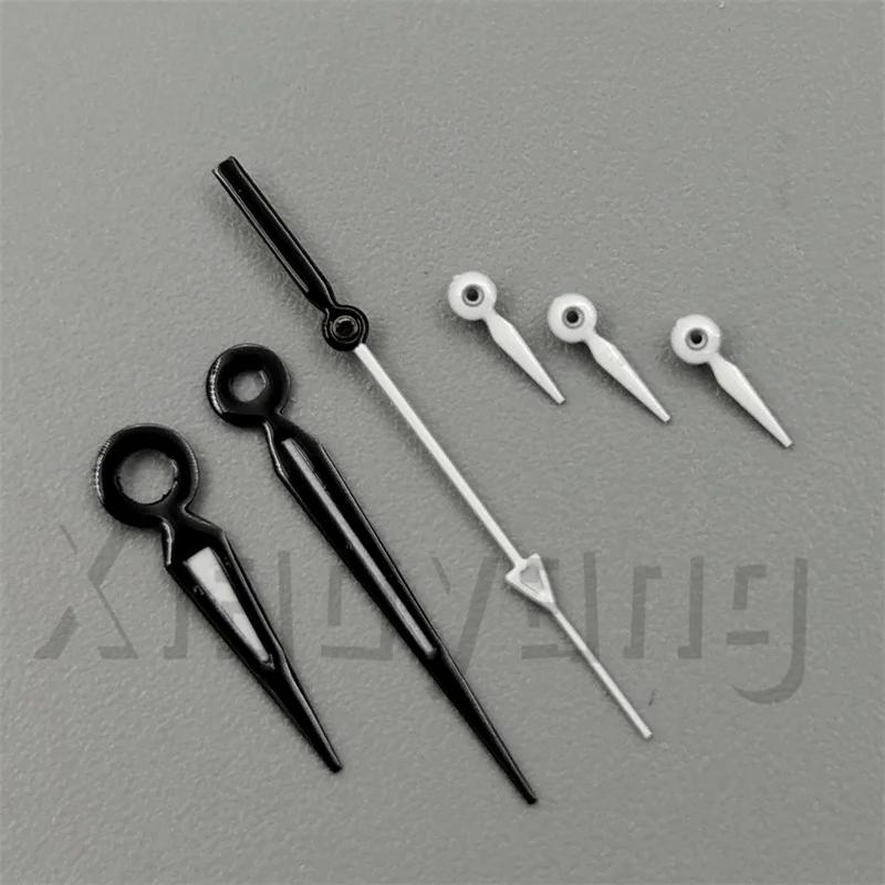 VK63 Watch Hands Set 6 Pins for VK63 Quartz Chronograph Movement Watch Needles Green Luminous Black Red Gold Silver