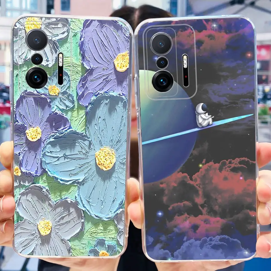 Per Xiaomi 11T Pro Case Mi 11T Pro Cover Cover Posteriore Morbida In Silicone Antiurto Capa Per Xiaomi 11T Pro Mi11T Pro Fundas 2021