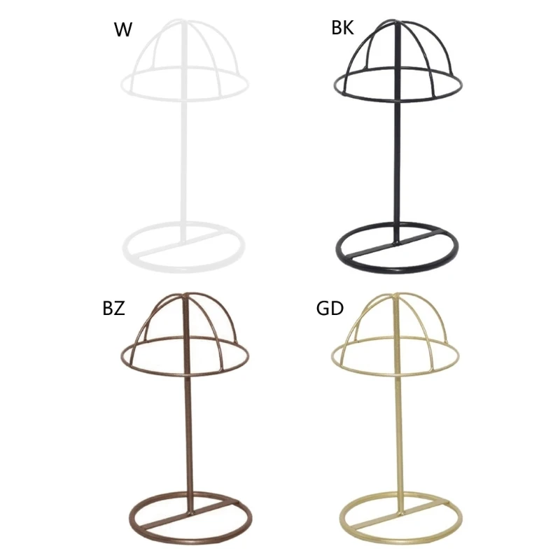 

E0BF Stable Sturdy Head Holder Wire Freestanding Stand Hat Display Stand