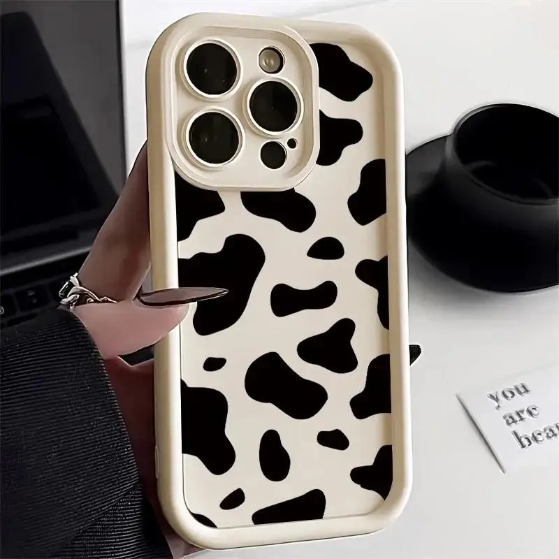 Luxury Retro Black Leopard Phone Case Cover