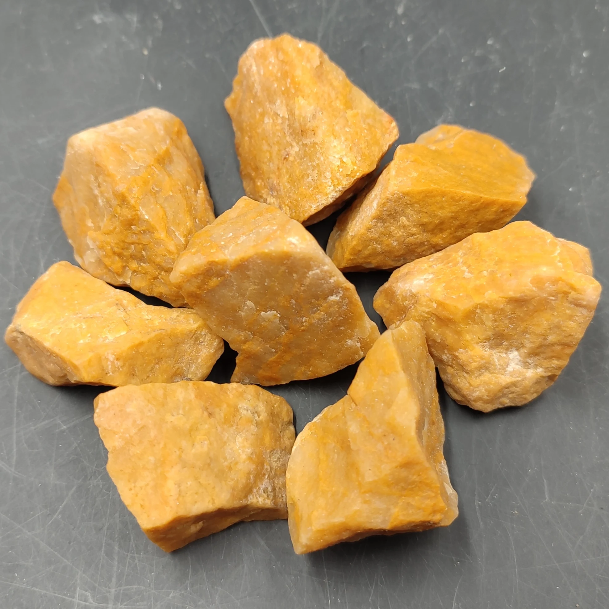 1pc Natural Yellow Aventurine Raw Stone Rough Quartz Crystal Reiki