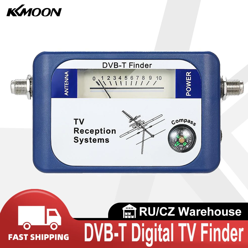 KKMOON DVB-T TV digitale Antenna Finder Antenna terrestre misuratore di  segnale puntatore TV ricevitore satellitare