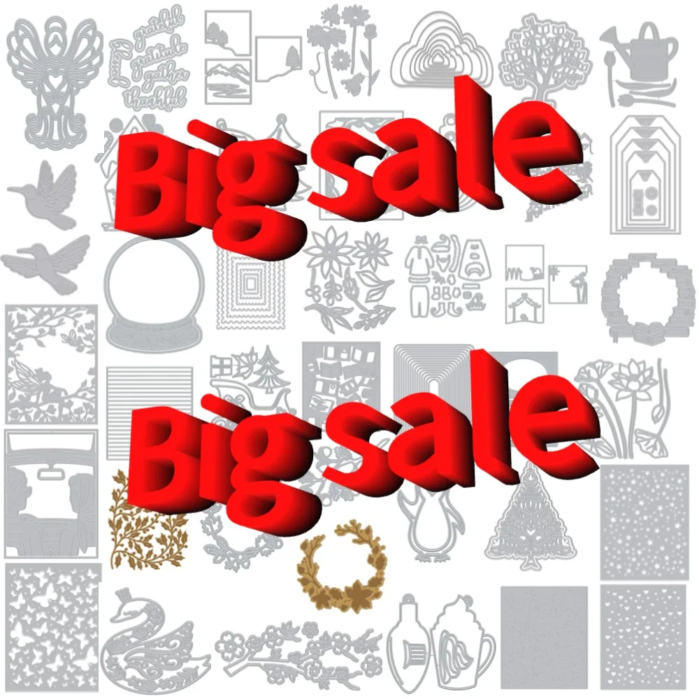 Cutting Dies Hot foil Scrapbook Diary Decoration Stencil Embossing Template DIY Greeting Card Handmade