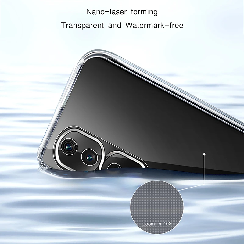Crystal Clear Shockproof Phone Case with Flat Camera Protection