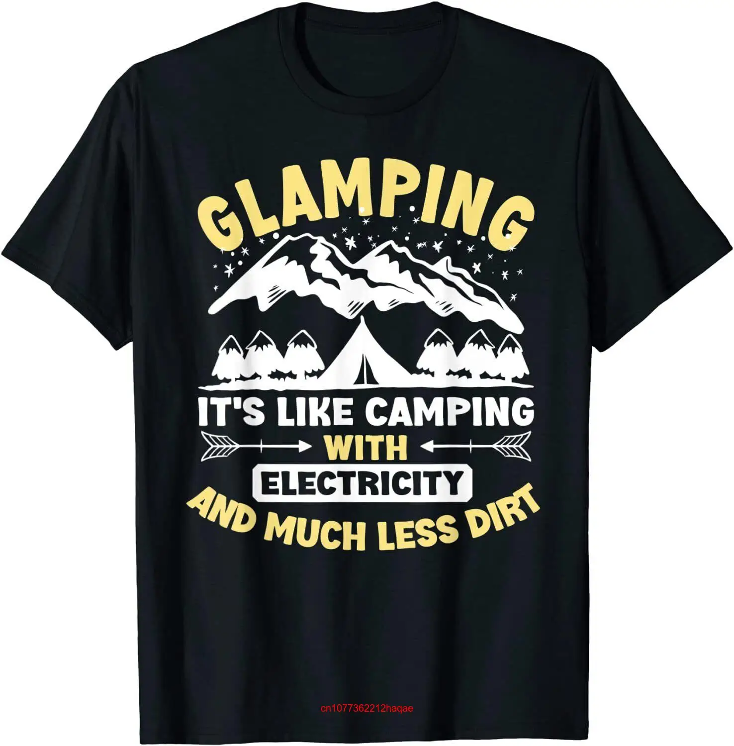 Забавная футболка Glamping HD Glamper Wine с длинным или коротким рукавом, Размеры S 5XL