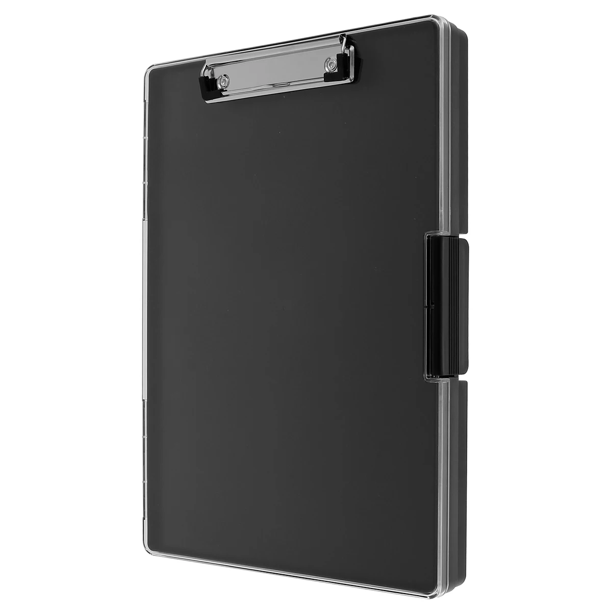 

Clipboard with Storage A4 Binder Large Capacity Clipboards with Pen Holder Transparent Top Panel Storage Clipboards with 2
