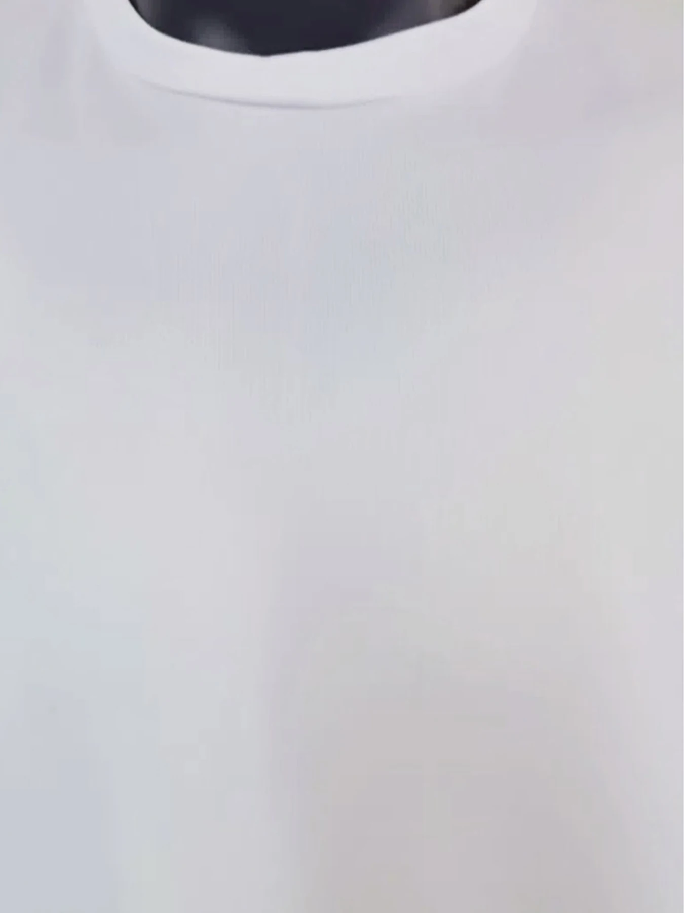 New round neck sports T-shirt, oversized summer training running shirt, men's street wear, short sleeved breathable T-shirt 6