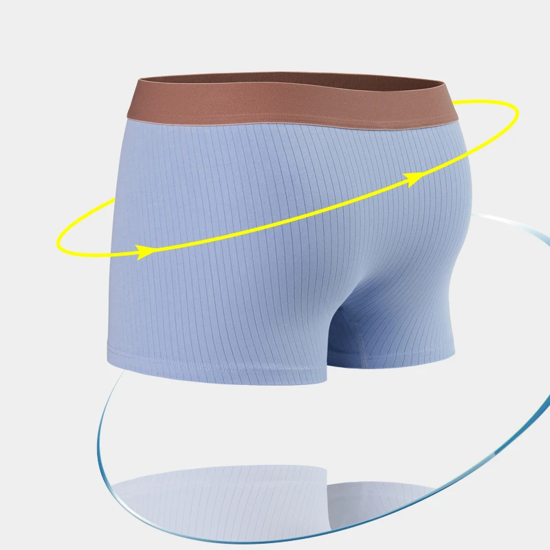 CMENIN 3pcs 40 Draw-on Cotton Men's Underwear AAA Antibacterial Elastic Waist Man Panties Boxershorts Male Underpants Men Boxers