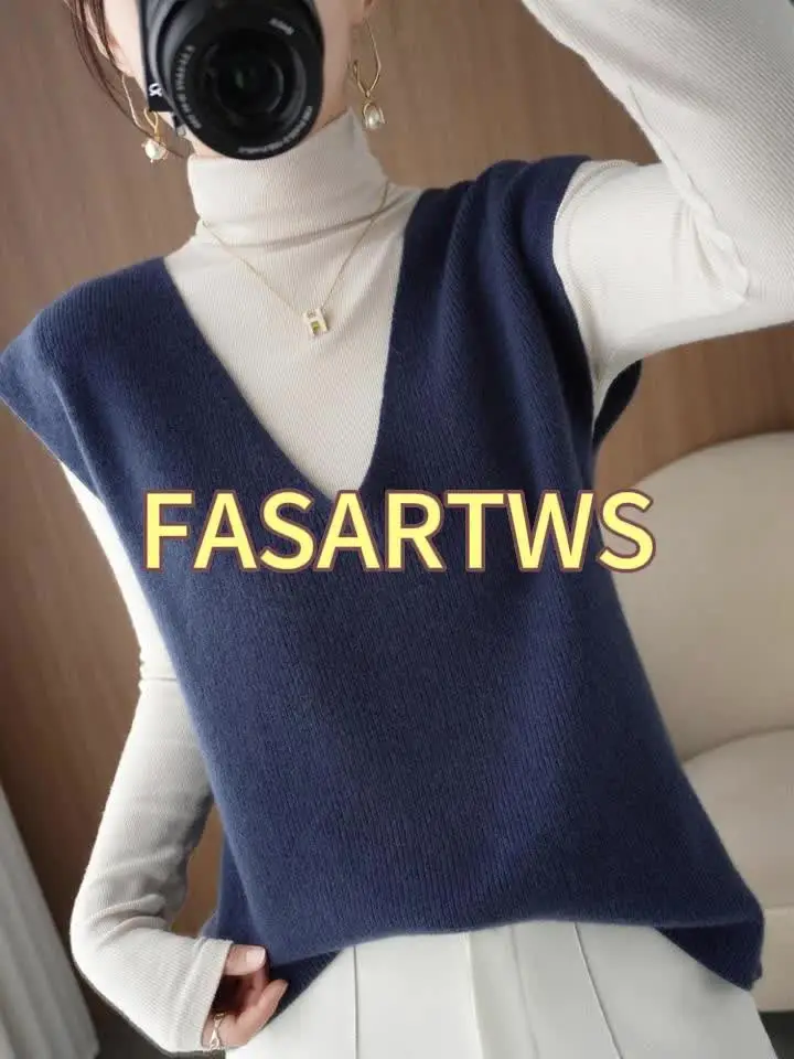 Женский трикотажный жилет из мериноса