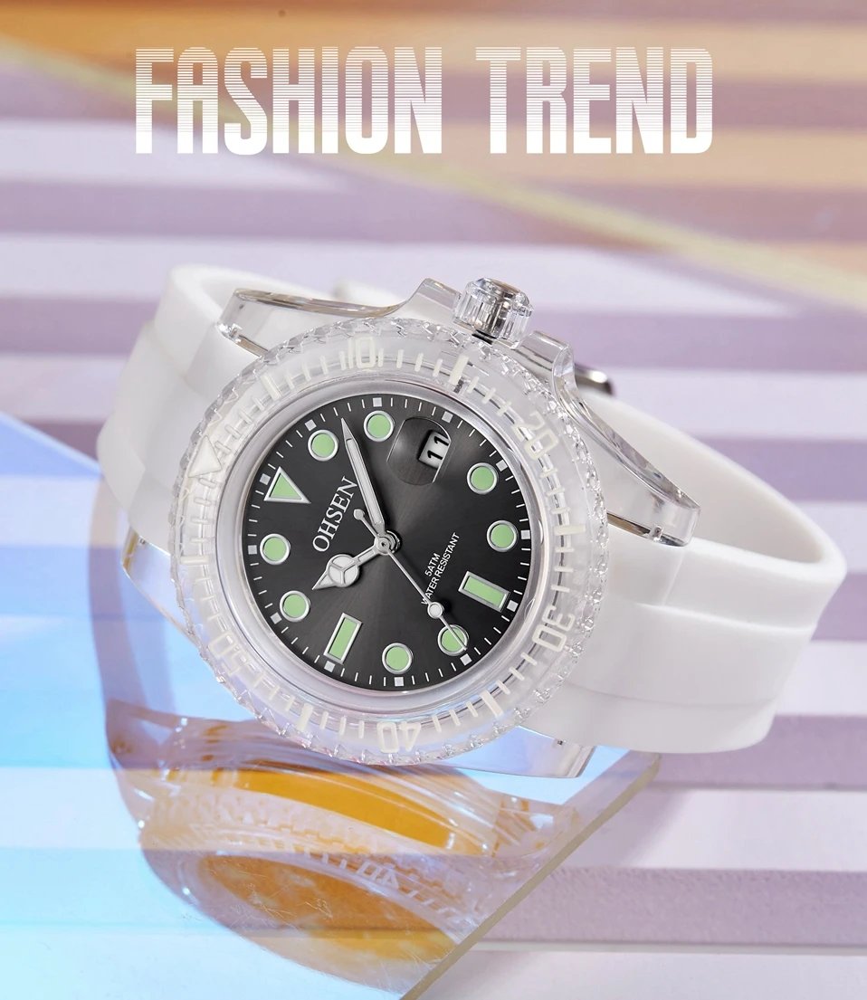 Men Women Top Luxury Fashion Cute Watches Casual Sport Silicone Watch Gifts For Unusual Charm Quartz WristWatch montre femme2023