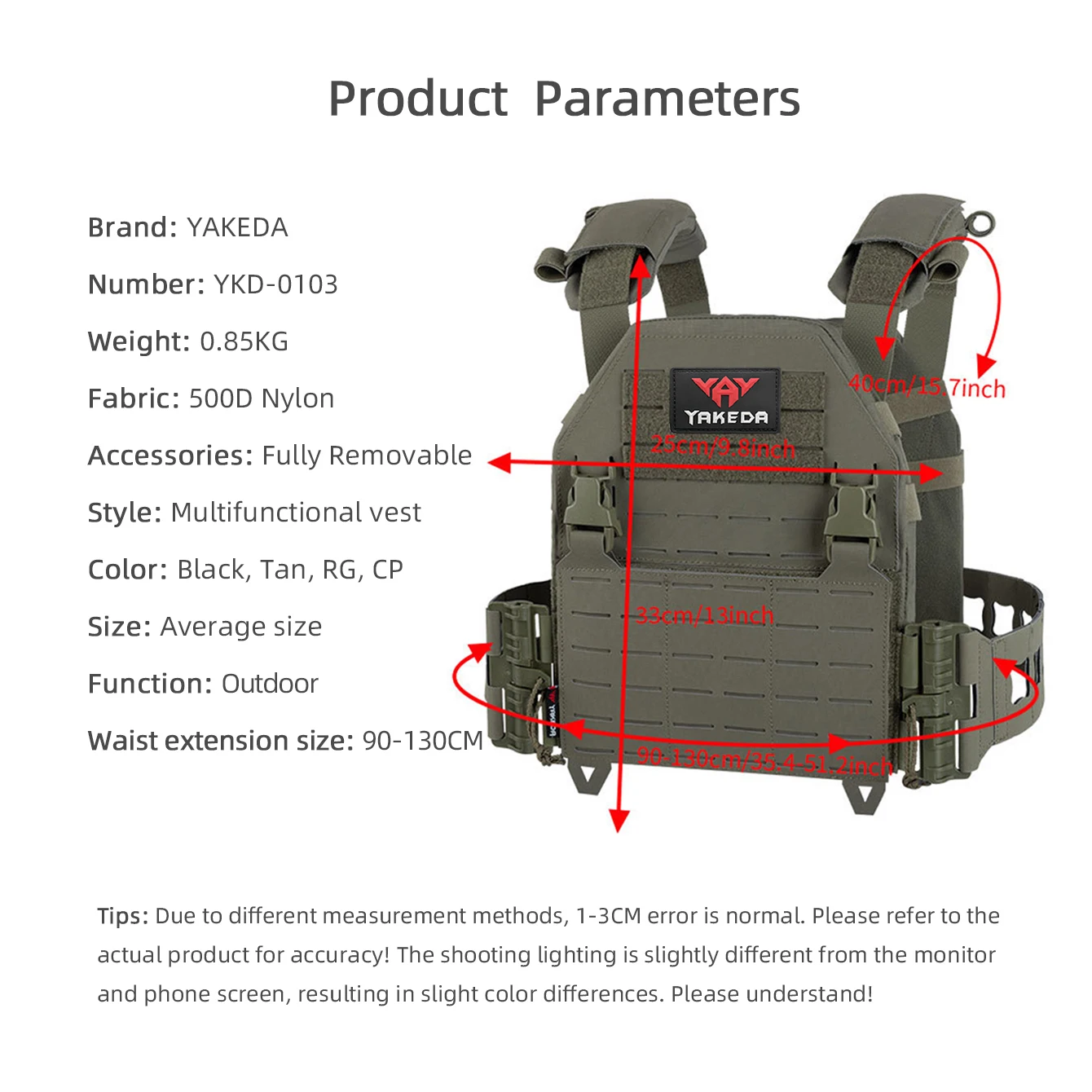Nylon Abrasion Resistant Tear Resistant Vest for Hunting