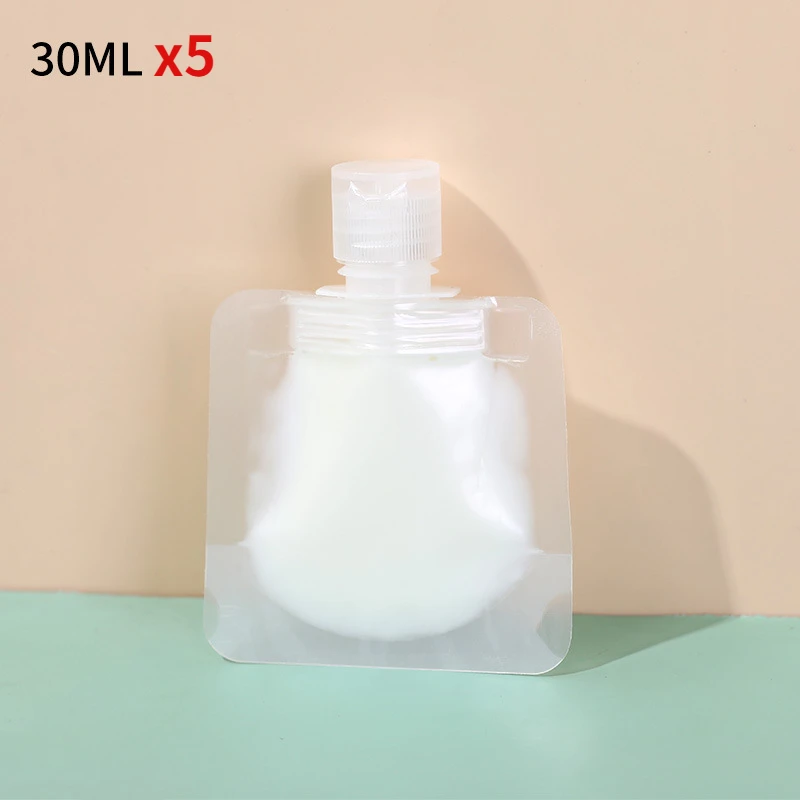 Travel-Sized Refillable Cosmetic and Toiletry Bags