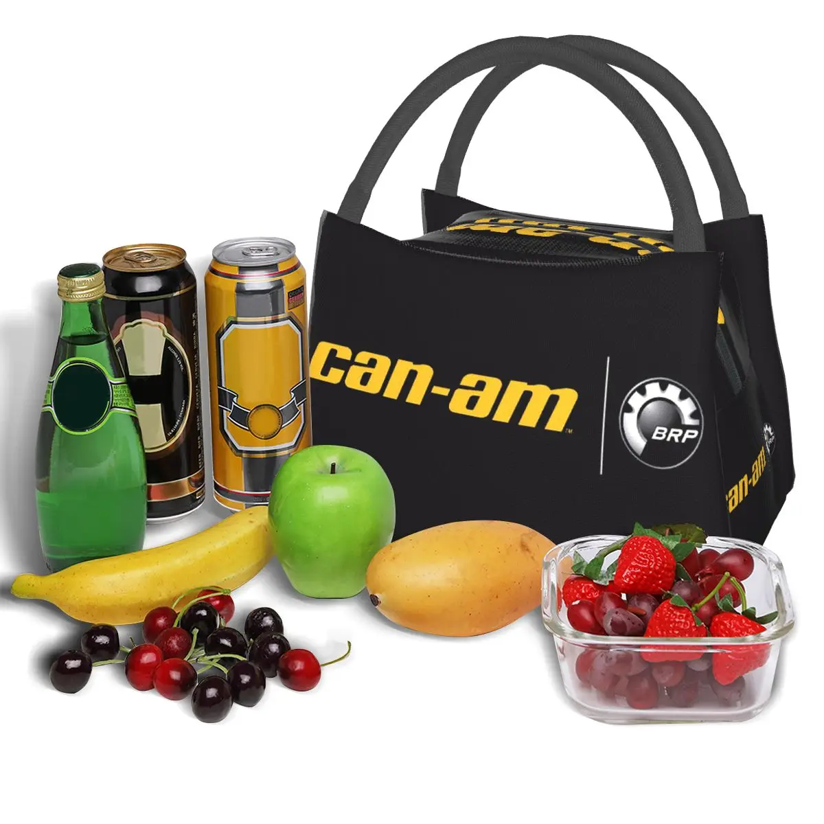 Can-Am BRP 오토바이 여성용 절연 점심 가방 도시락 보관 식품 상자 휴대용 컨테이너 쿨러 열 도시락 토트 백