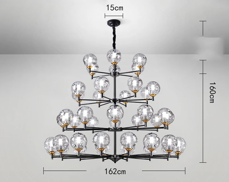 Description Picture 6 of itemModern home decor led lights pendant light lamps for living room Chandeliers for dining room hanging light indoor lighting